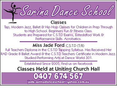 Sarina Dance School - Perth Private Schools 1